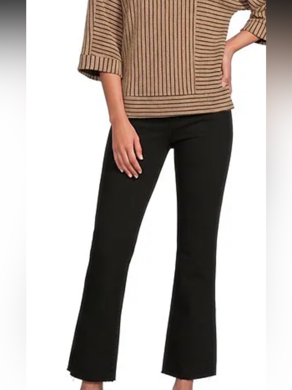Kut from the Kloth Black Kelsey Boot-Cut Flare Pants